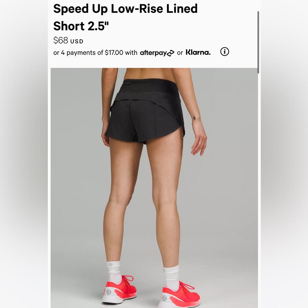 Speed Up Low-Rise Lined Short 2.5"